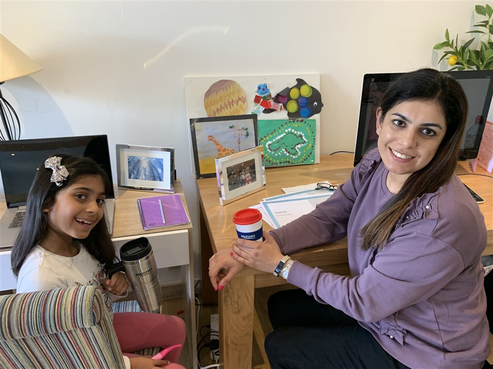 A customer's inspiring women in tech story with her daughter. 