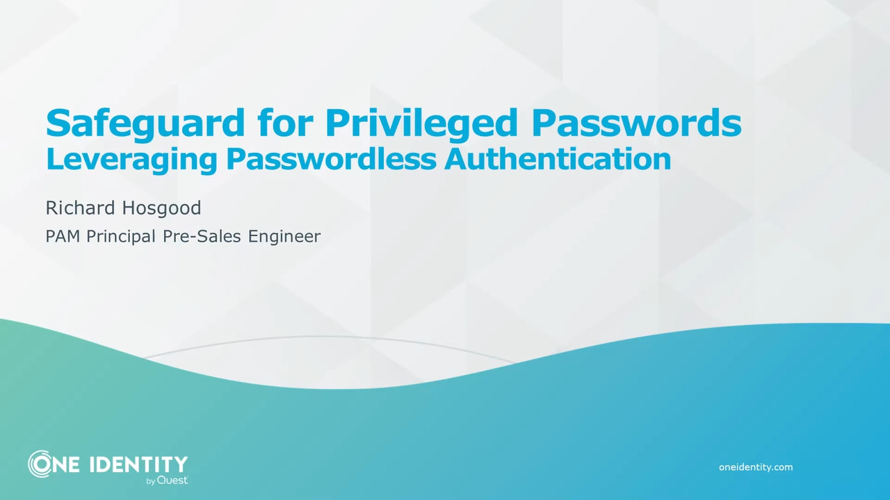 RT Now Features Passwordless Authentication